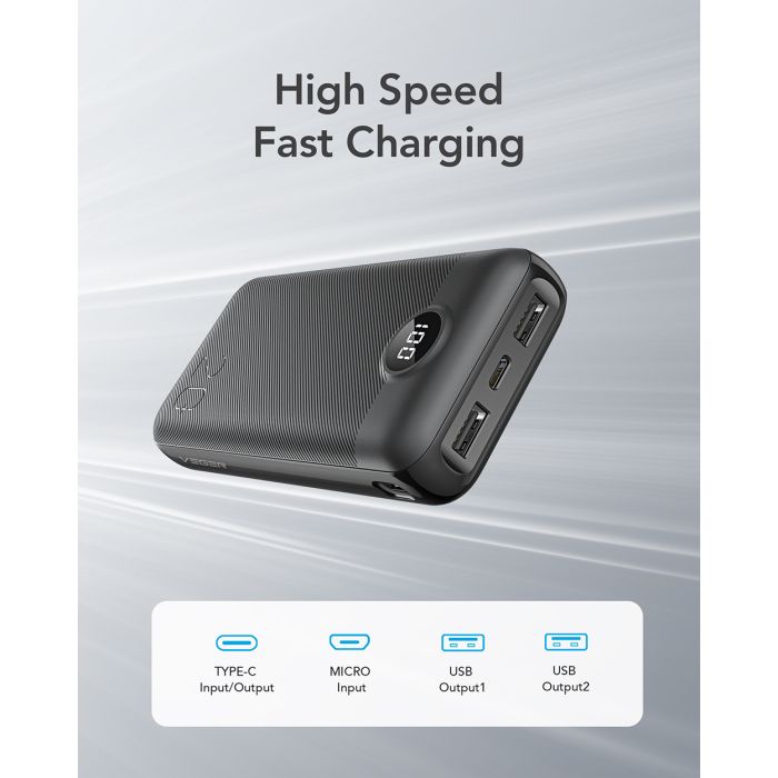 VEGER prenosna baterija L20s 20000 mAh, bela