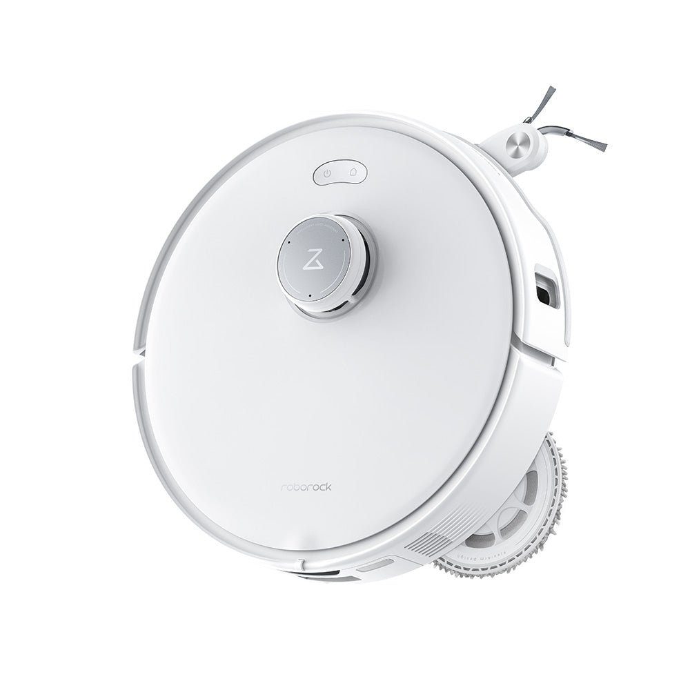 Roborock Qrevo Curv robotski sesalnik s samopraznilno postajo, bel