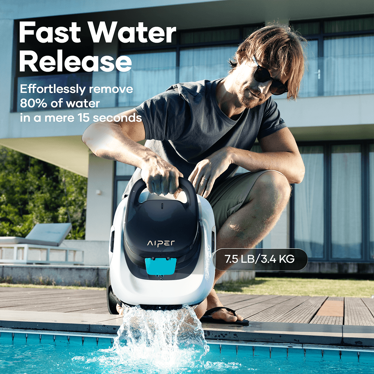 AIPER Scuba 800 baterijski robotski sesalnik za bazen