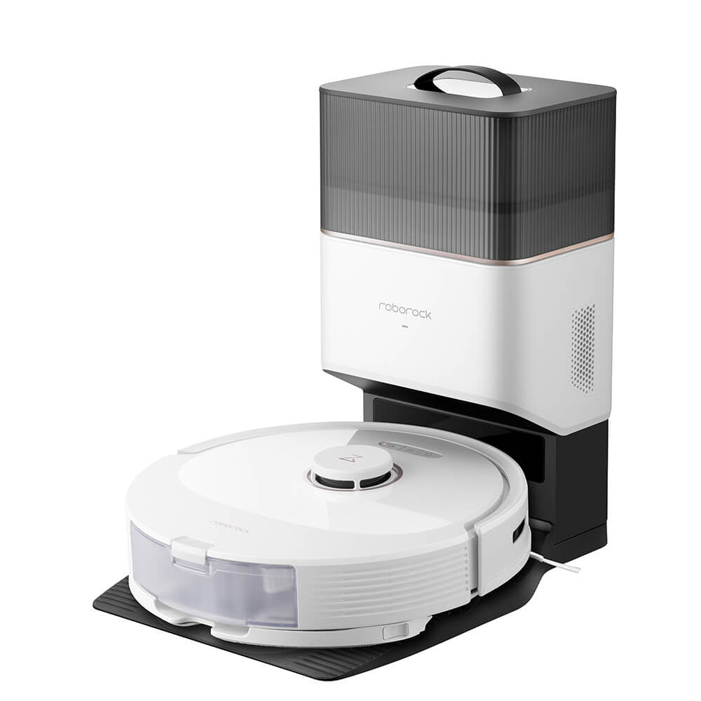 Roborock Q8 Max+ robotski sesalnik s samopraznilno postajo, bel