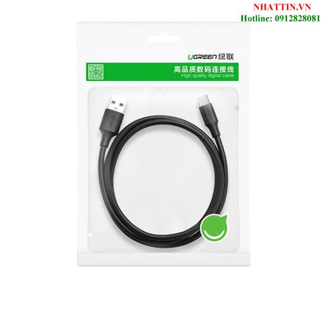 UGREEN USB A 2.0 na USB-C kabel 2m (črn) - polybag