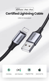Ugreen kabel Lightning na USB-A 2m - box