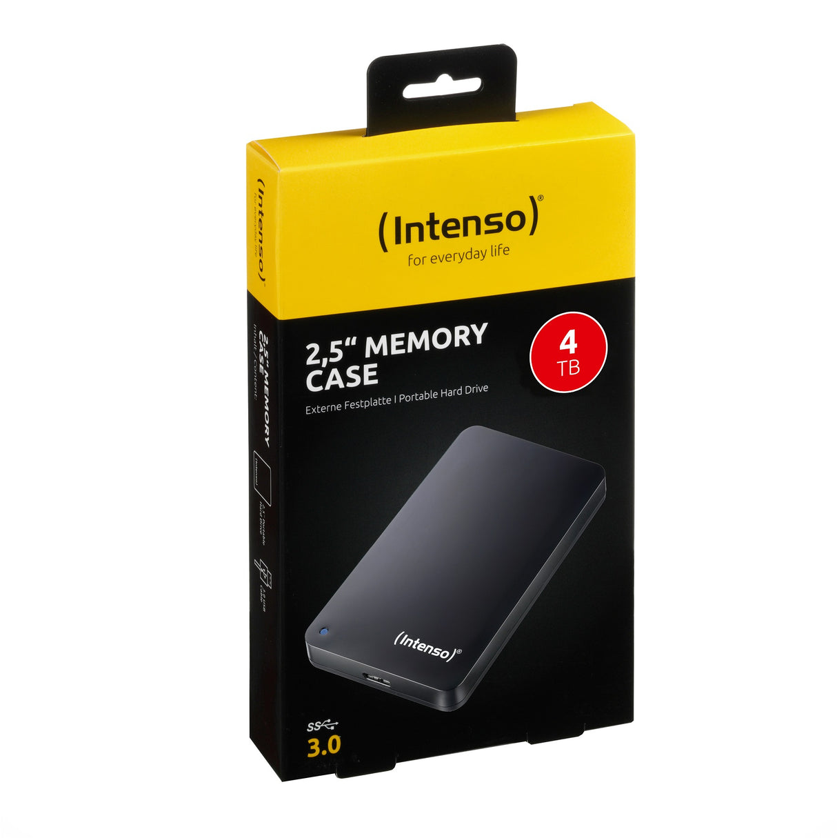 Intenso zunanji disk 4TB 2,5" Memory Case USB 3.0 - Črn