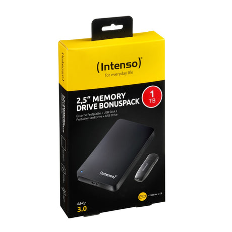 Intenso zunanji disk 1TB 2,5" Memory Drive USB 3.0 Črn + USB ključek 32GB