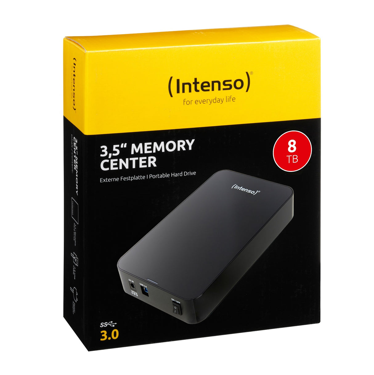 Intenso zunanji disk 8TB 3,5" Memory Center USB 3.0