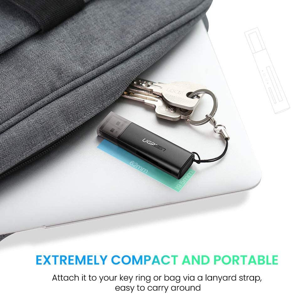 Ugreen Čitalec kartic SD/microSD USB 3.0 - box