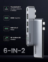 Ugreen USB-C adapter za MAcBook Air/Pro M1 2020 2019 2018 s 4K HDMI