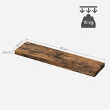 VASAGLE Stenska polica