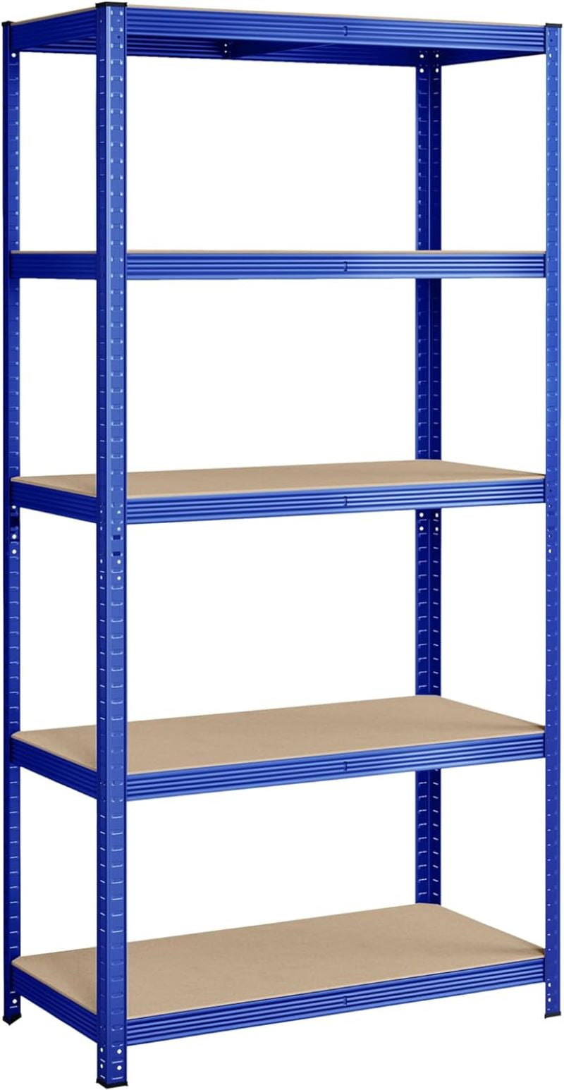 SONGMICS Regal 200 x 100 x 50 cm rjavo-moder,GLR050Q01