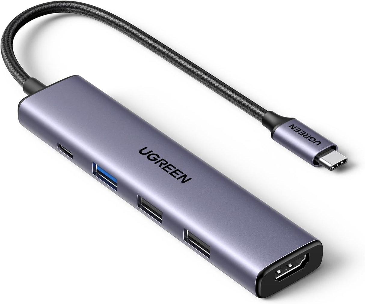 UGREEN 5v1 USB-C 4K HDMI, 100W, 4K@30Hz HDMI