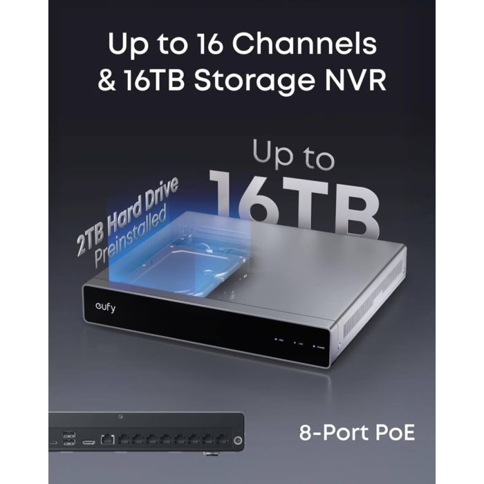 Anker Eufy Security PoE NVR nadzorni sistem E40