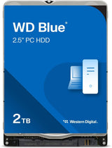 WD 2TB BLUE Mobile 2,5" SATA 6Gb/s 5400rpm 128MB HDD disk