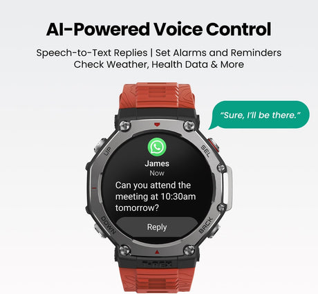 Amazfit T-REX 3 pametna ura, oranžna