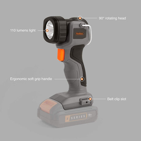 VonHaus E-Series akumulatorska LED delovna svetilka