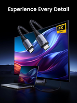 UGREEN USB-C 3.1 Gen2 10Gbps kabel 240W 1m (črn)