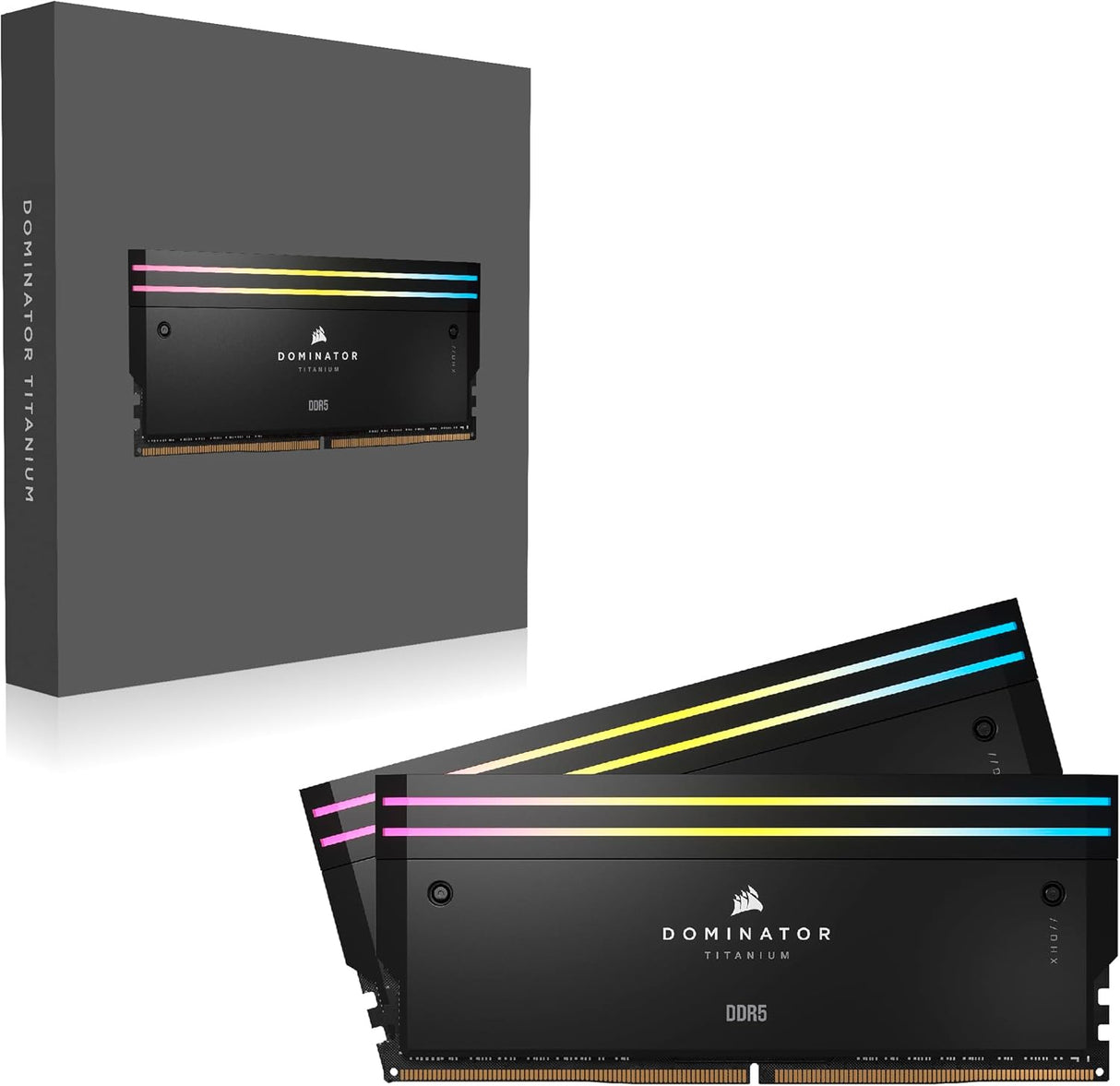 Corsair DOMINATOR TITANIUM RGB 64GB (2x32GB) DDR5 6400MHz CL32, 1.32V