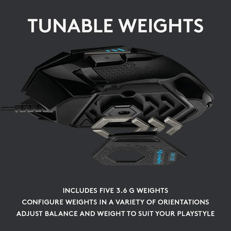 Logitech Gaming miška G502 Hero LED