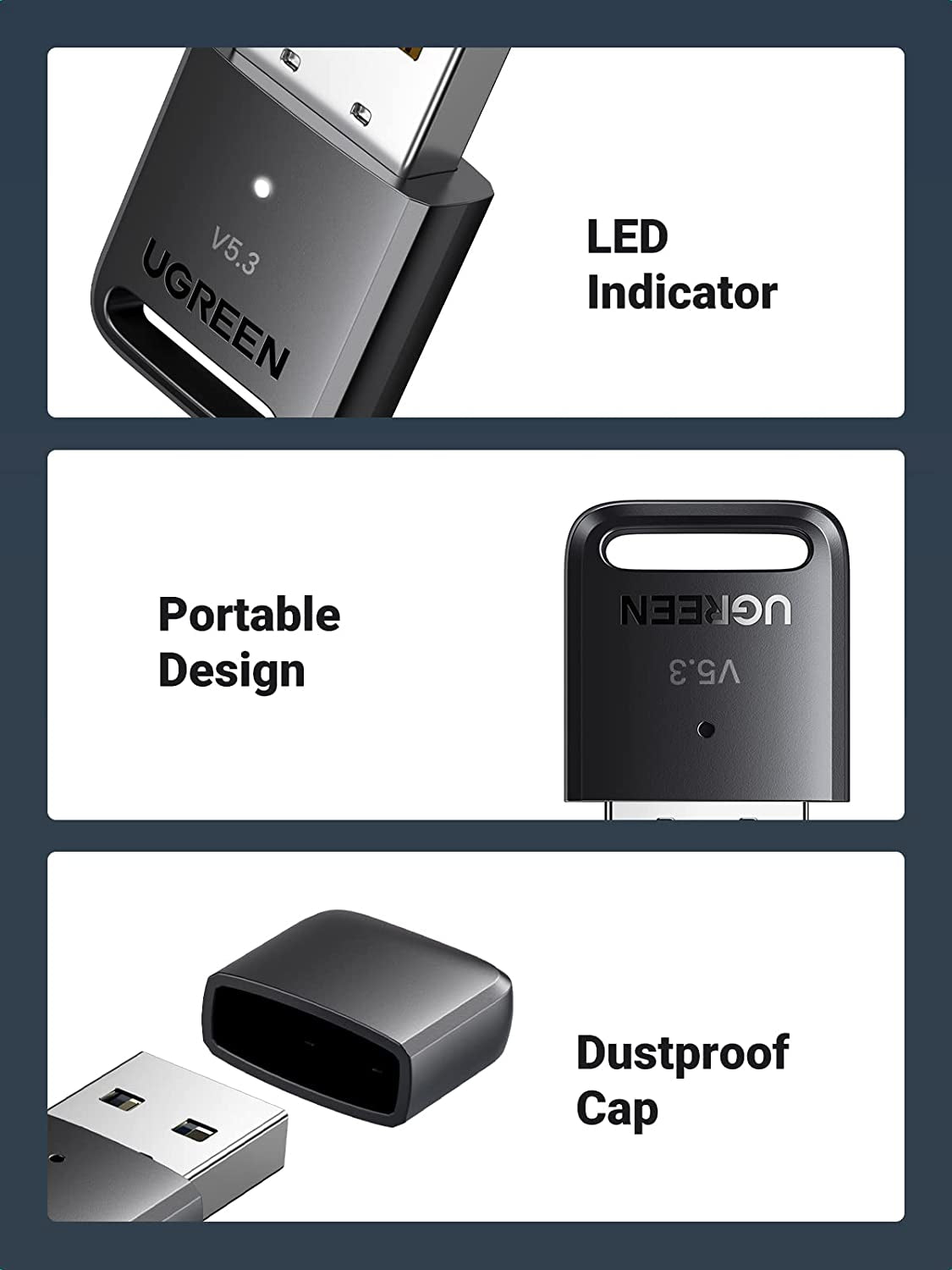 Ugreen USB Bluetooth adapter V5.3