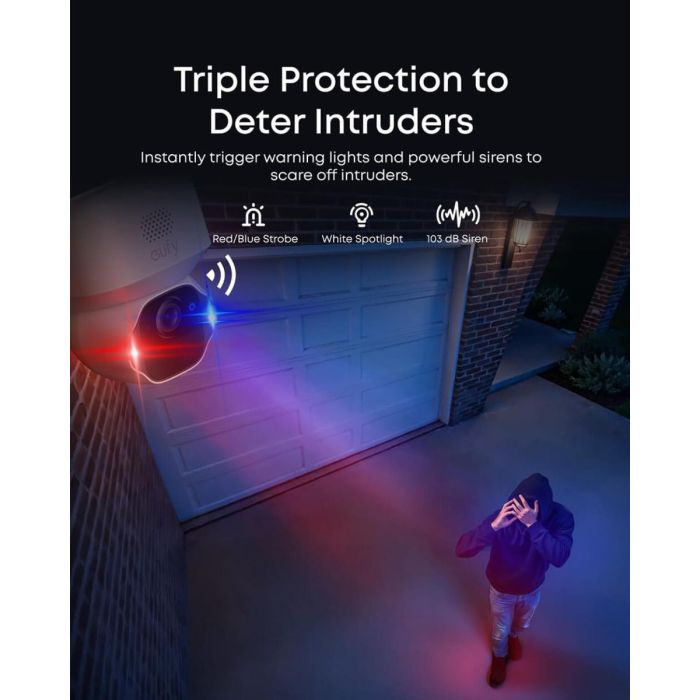 Anker Eufy Security SoloCam E42 komplet 4 kamer + HomeBase 3 baza + 4 solarni paneli