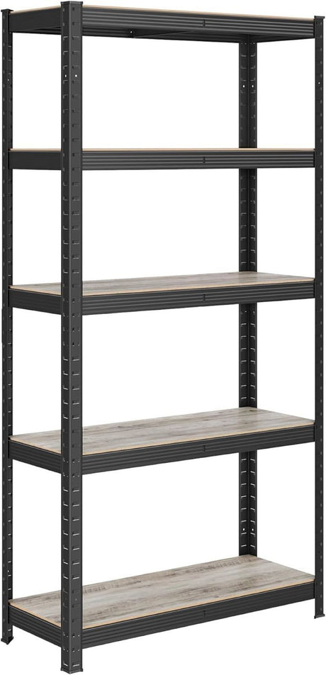 SONGMICS Regal 30 x 75 x 150 cm naravno rjavo,GLR030B11