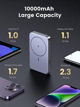 Ugreen magnetna baterija z zložljivim stojalom 10.000mAh PD 20w