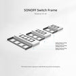 SONOFF okvir za stikala tipa M5-80, trojno