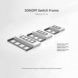 SONOFF okvir za stikala tipa M5-80, trojno