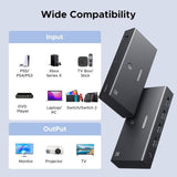 Ugreen HDMI stikalo 4K@60Hz, razdelilnik 3 v 1 s HDR+ podporo