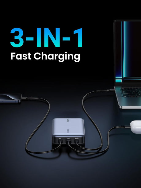 Ugreen 100W 20000mAh Prenosna baterija za prenosni računalnik s tremi vrati