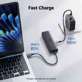 Ugreen 6-v-1 USB-C Hub (100 W PD vhod, 4K@30Hz HDMI)