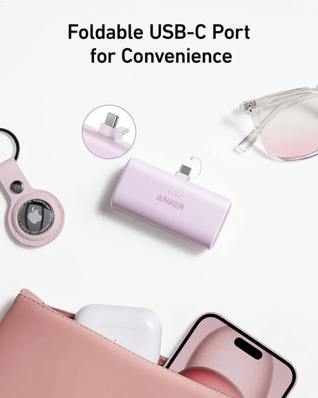 Anker Nano 5K powerbank, črn