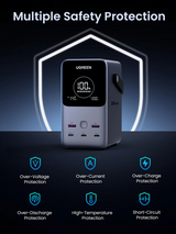 Ugreen prenosna polnilna baterija 48.000mAh, 300W s pametnim digitalnim zaslonom
