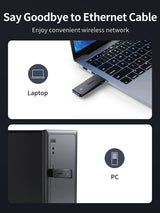 Ugreen USB WiFi adapter AC1300, 1300Mbps 802.11 Dual Band