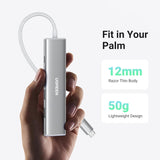 Ugreen Revodok USB-C Hub 5-v-1, 100W PD, bel