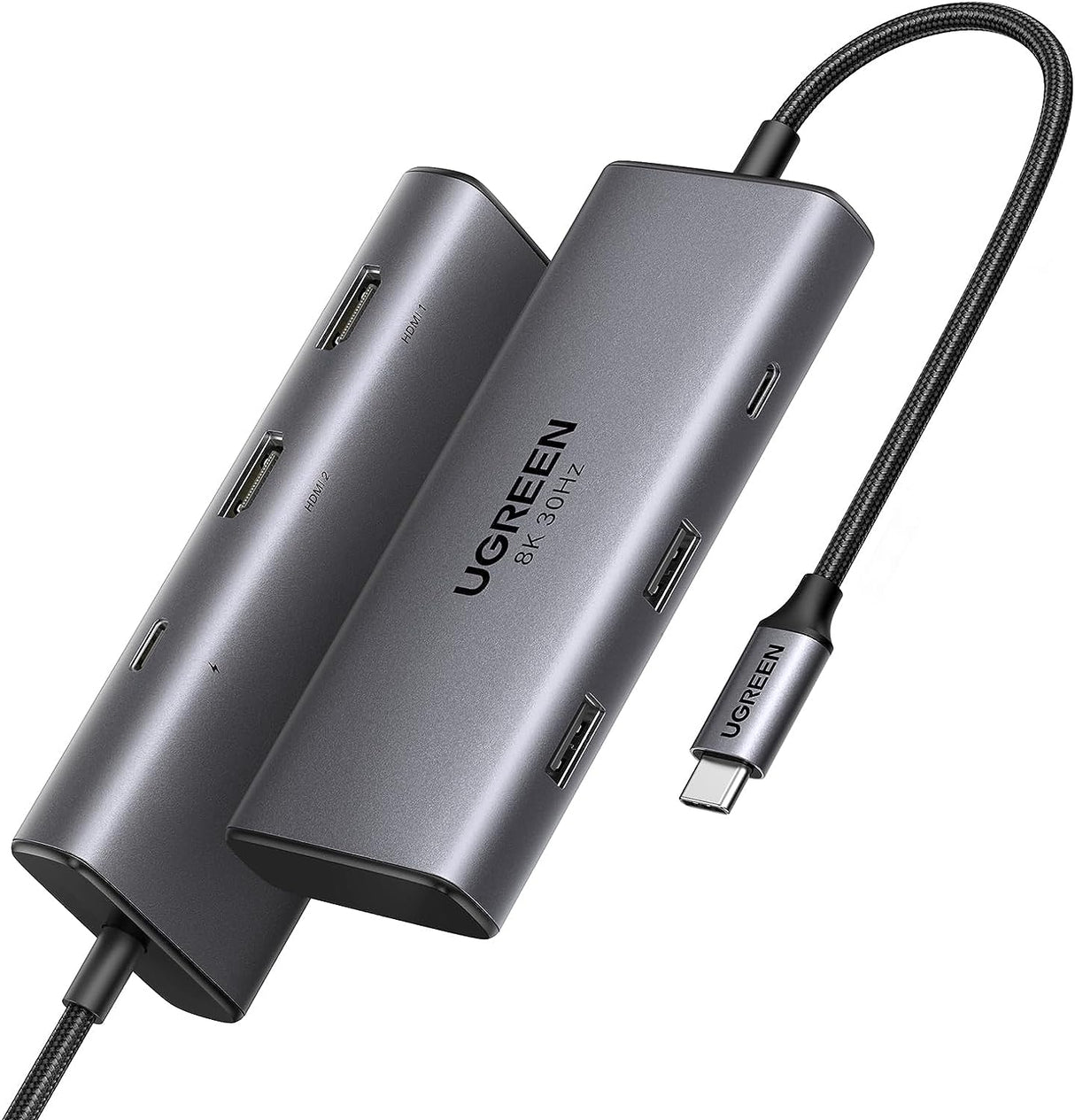 UGREEN 6v1 USB C Hub Dual HDMI 4K@60Hz, 100W PD