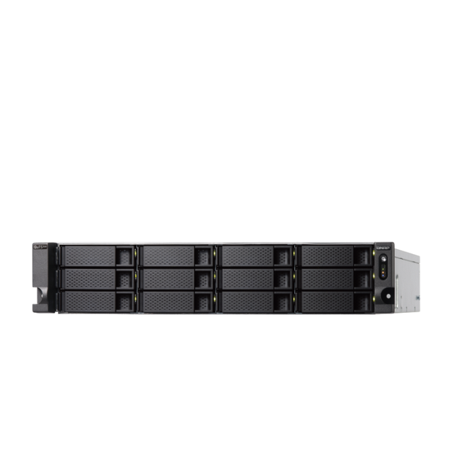QNAP NAS strežnik za 12 diskov, 2U, Xeon, 32GB ram, 2x 10GbE SFP+