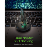 IcyBox IB-1612MCL-C31 priklopna in postaja za kloniranje M.2 NVMe SSD diskov
