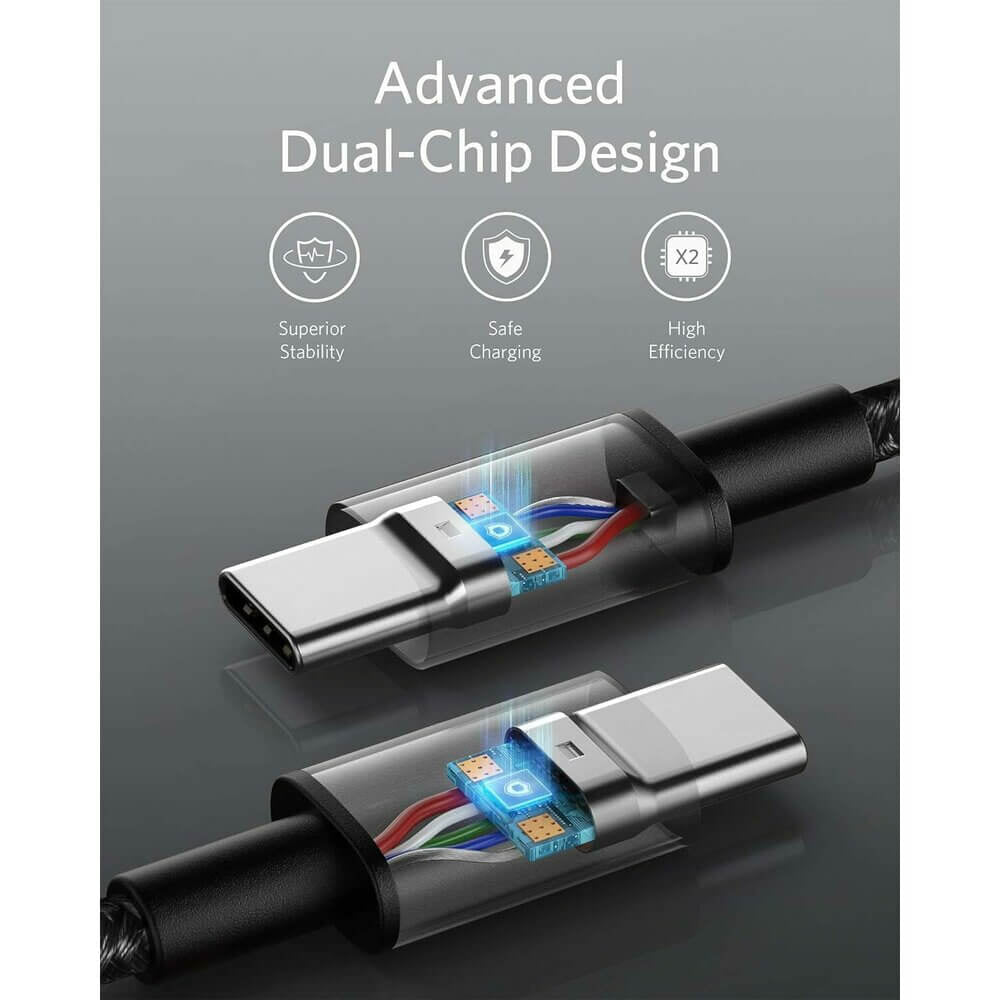 Anker 310 USB-C na USB-C kabel 240 W, 0,9m, črn