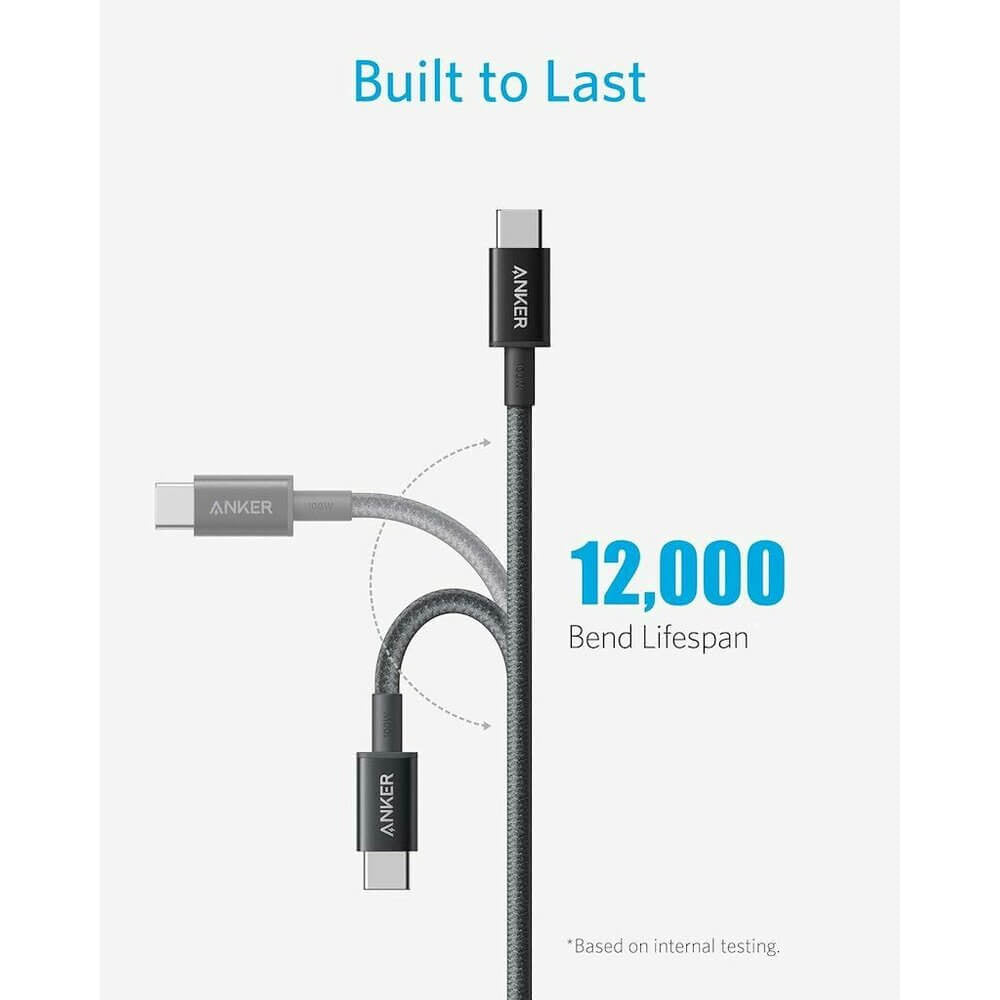 Anker 310 USB-C na USB-C kabel 240 W, 0,9m, črn