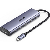 Ugreen 5-v-1 USB-C Hub (100 W PD, 4K@60Hz Displayport)
