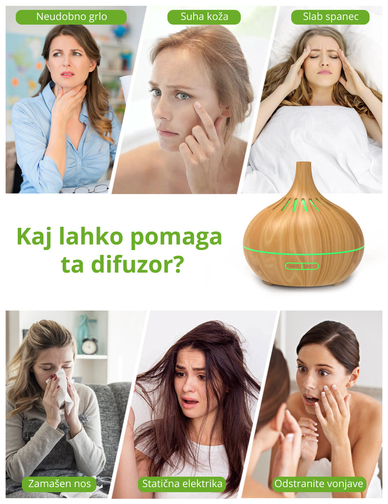 Anjou oljni difuzor svetel les ADA023-L