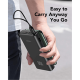 VEGER T100 PowerBank 20.000 mAh T100, črn