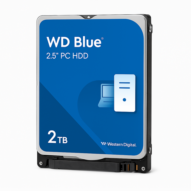 WD 2TB BLUE Mobile 2,5" SATA 6Gb/s 5400rpm 128MB HDD disk
