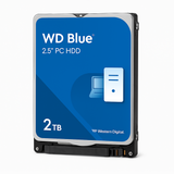 WD 2TB Blue 2,5" SATA 6Gb/s 5400rpm 128MB HDD disk
