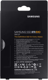 Samsung 250GB 870 EVO SSD SATA3 2.5" disk
