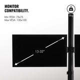 VonHaus namizni nosilec za 4 monitorje do 32