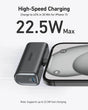 Anker Nano 5K powerbank, črn