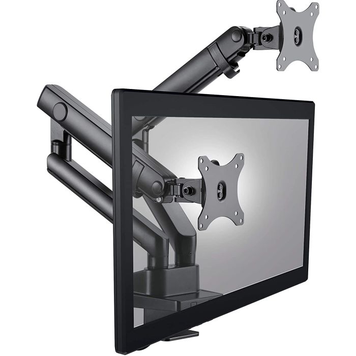 IcyBox IB-MS314-T dvojni nosilec za monitor do diagonale 32 z montažo na rob mize