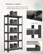 SONGMICS Regal 50 x 100 x 200 cm naravno črna,GLR050B11