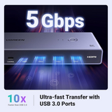 Ugreen USB 3.0 KVM stikalo za upravljanje 2 računalnikov